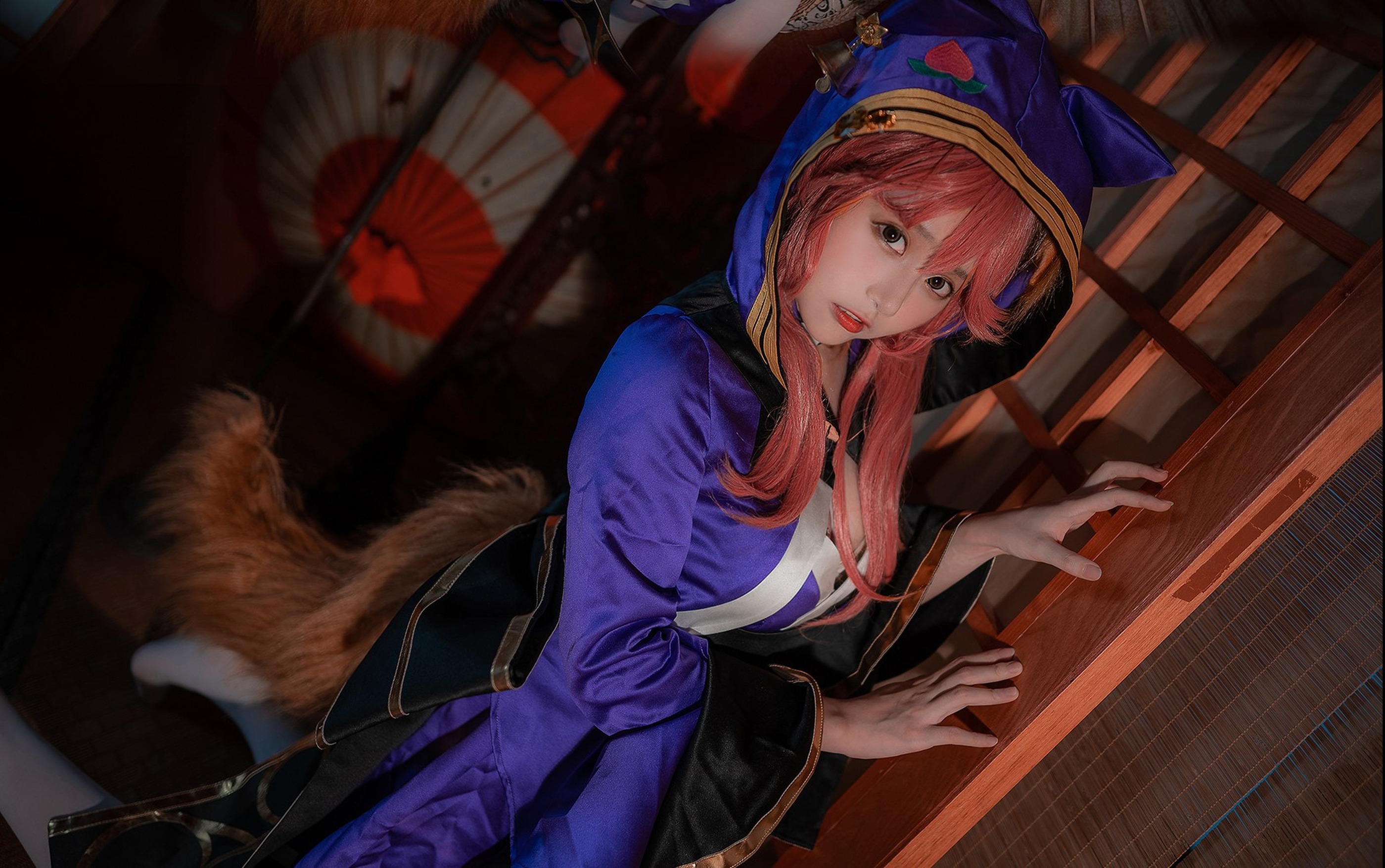 图片[1]-凛子酱 – NO.011 玉藻前 忠犬 [35P]-XikXak